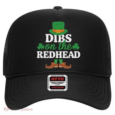 Irish St Patricks Day Shamrock Dibs On The Redhead Hat