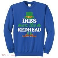Irish St Patricks Day Shamrock Dibs On The Redhead Sweatshirt thumb 0