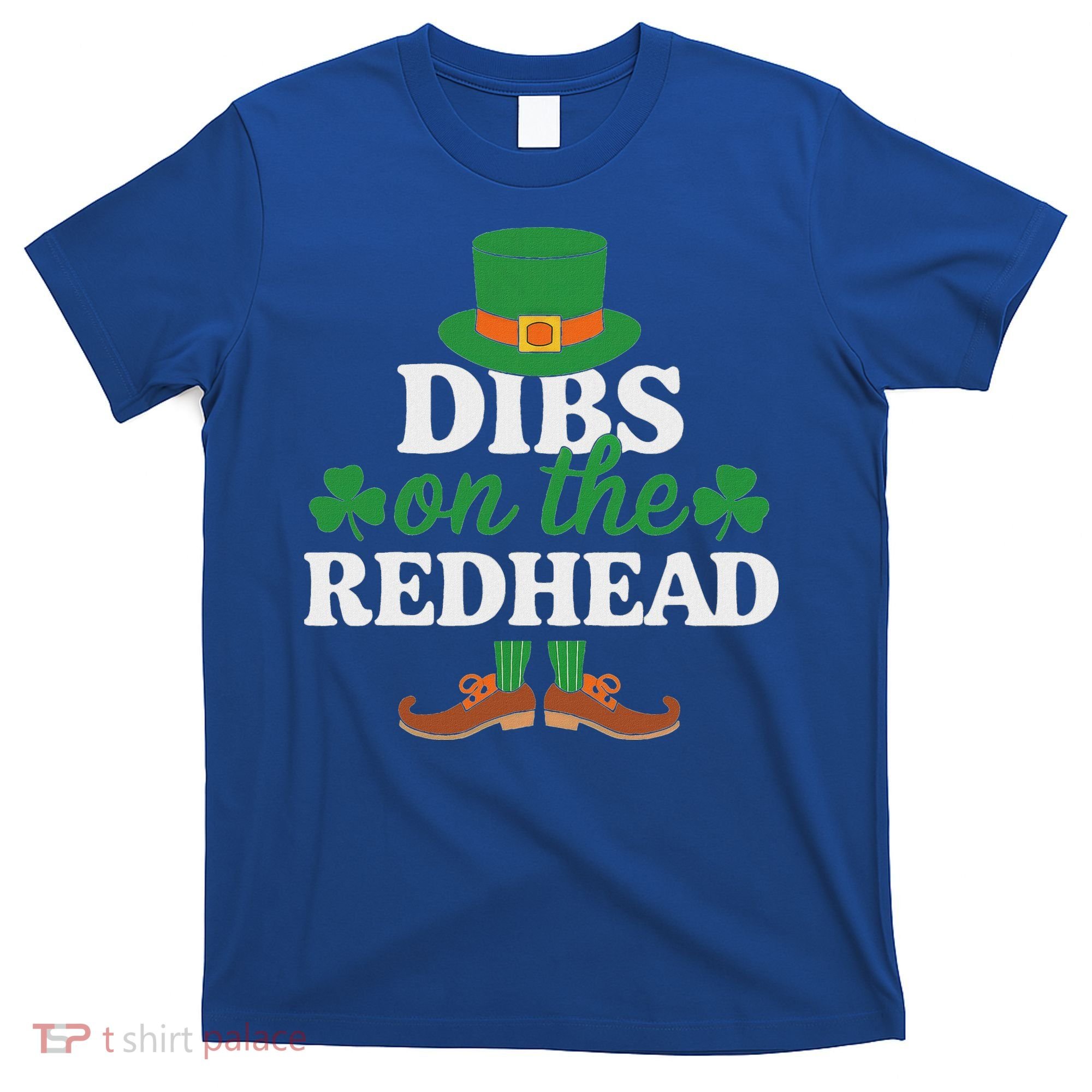 Irish St Patricks Day Shamrock Dibs On The Redhead T-Shirt