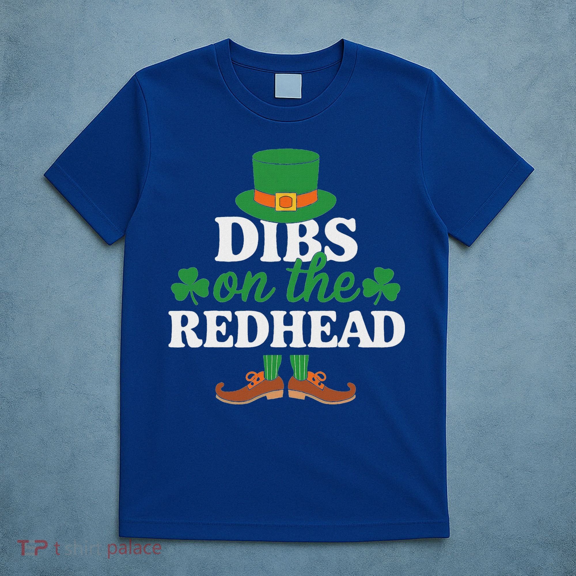 Irish St Patricks Day Shamrock Dibs On The Redhead T-Shirt