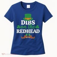 Irish St Patricks Day Shamrock Dibs On The Redhead Women's T-Shirt thumb 0
