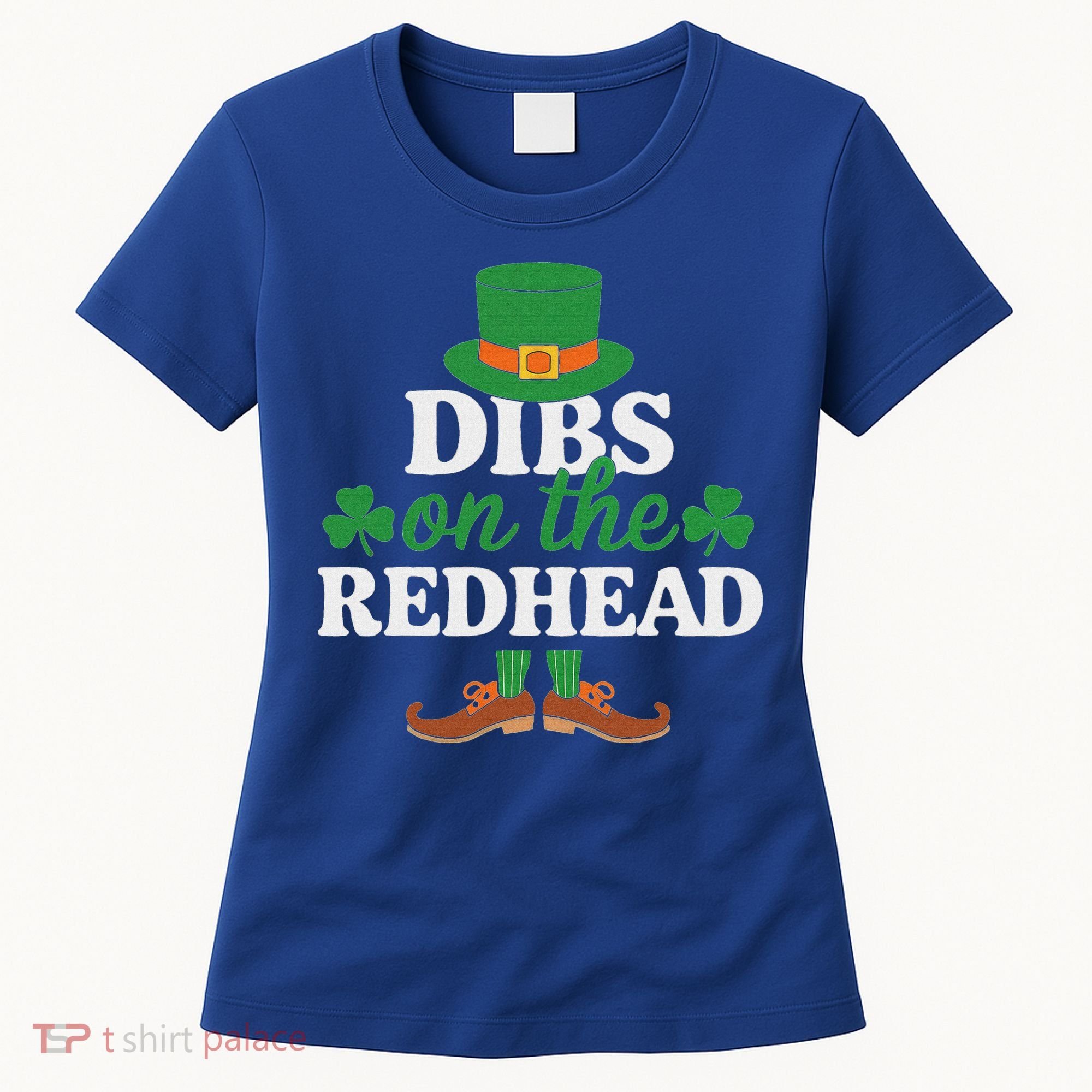 Irish St Patricks Day Shamrock Dibs On The Redhead Women's T-Shirt