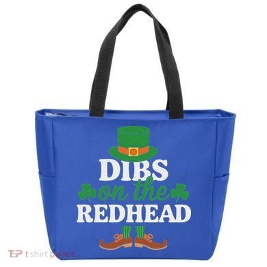 Irish St Patricks Day Shamrock Dibs On The Redhead Tote Bag
