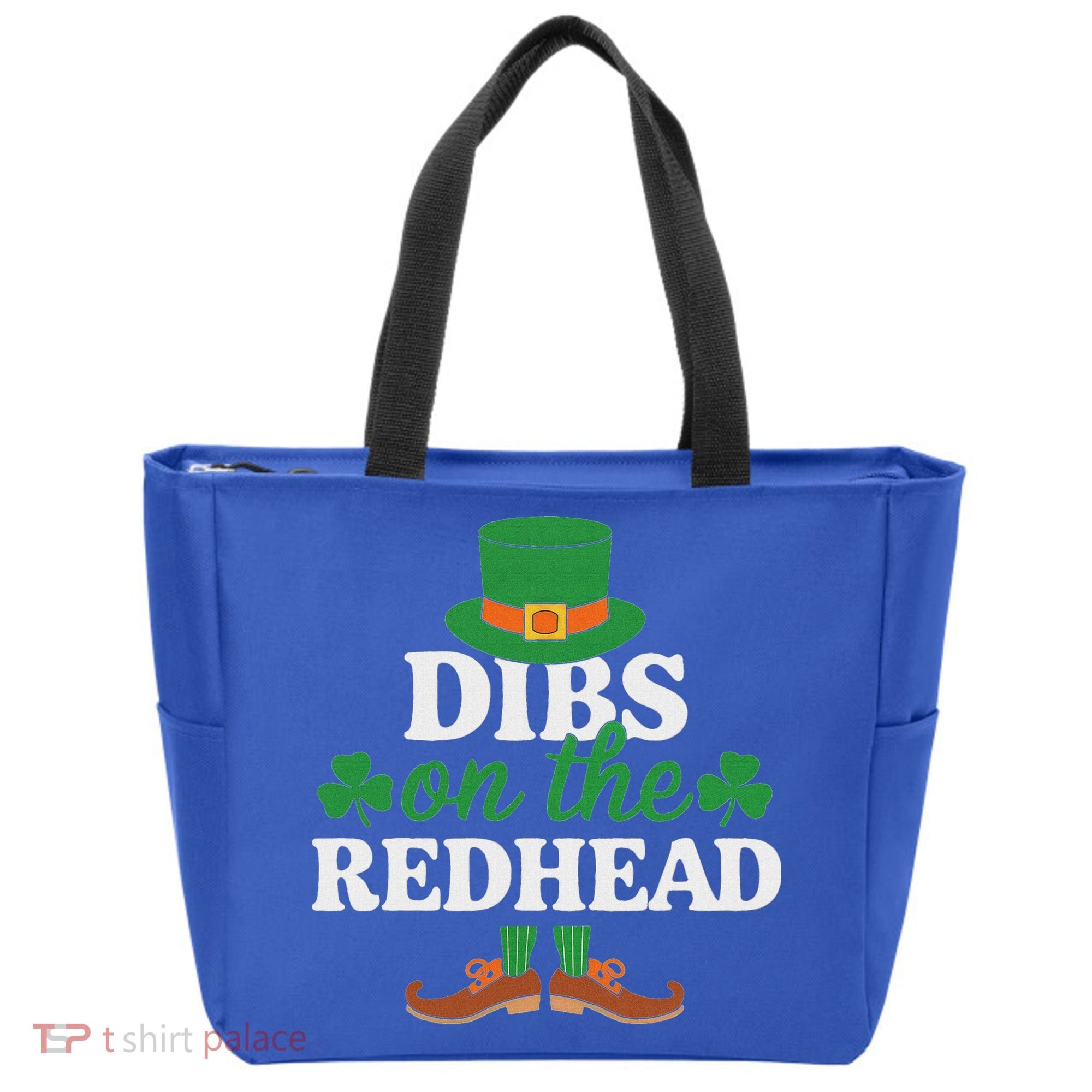 Irish St Patricks Day Shamrock Dibs On The Redhead Tote Bag