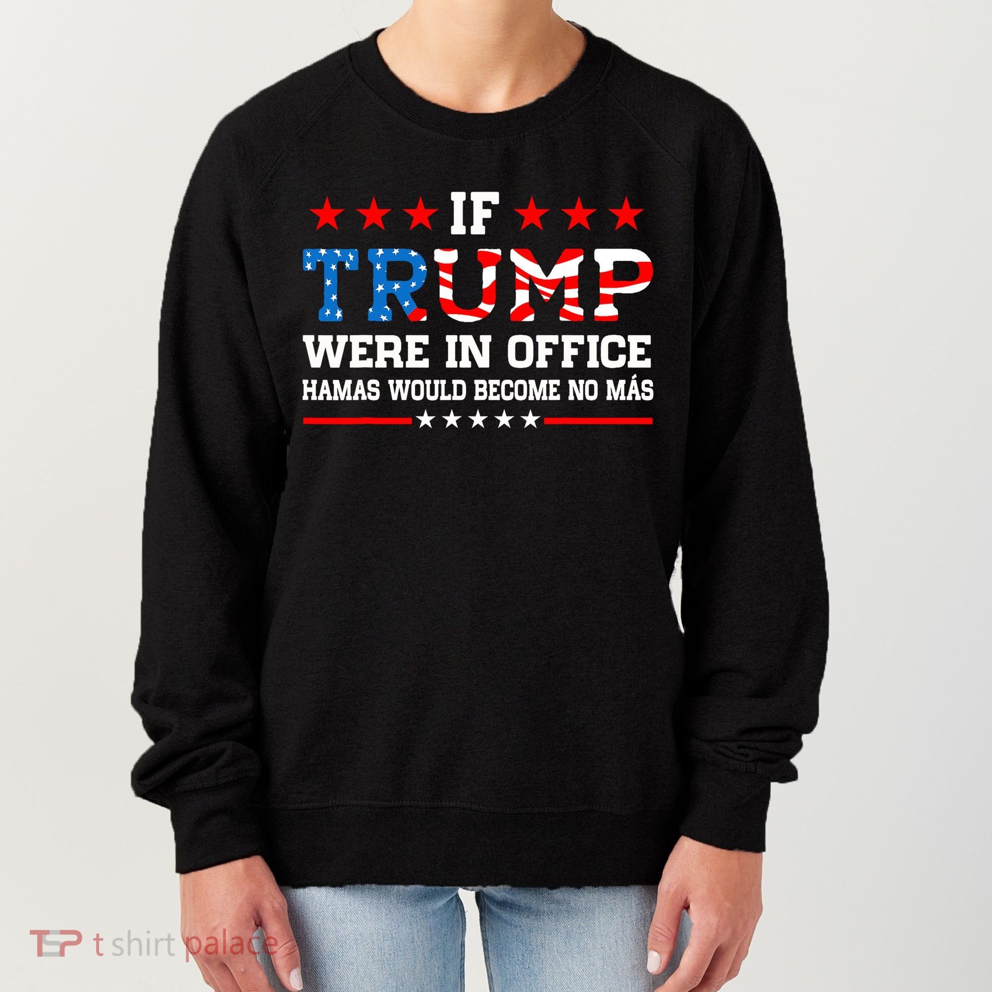 Israel Strong Pray For Israel Pro Trump 2024 Women's Sweatshirt