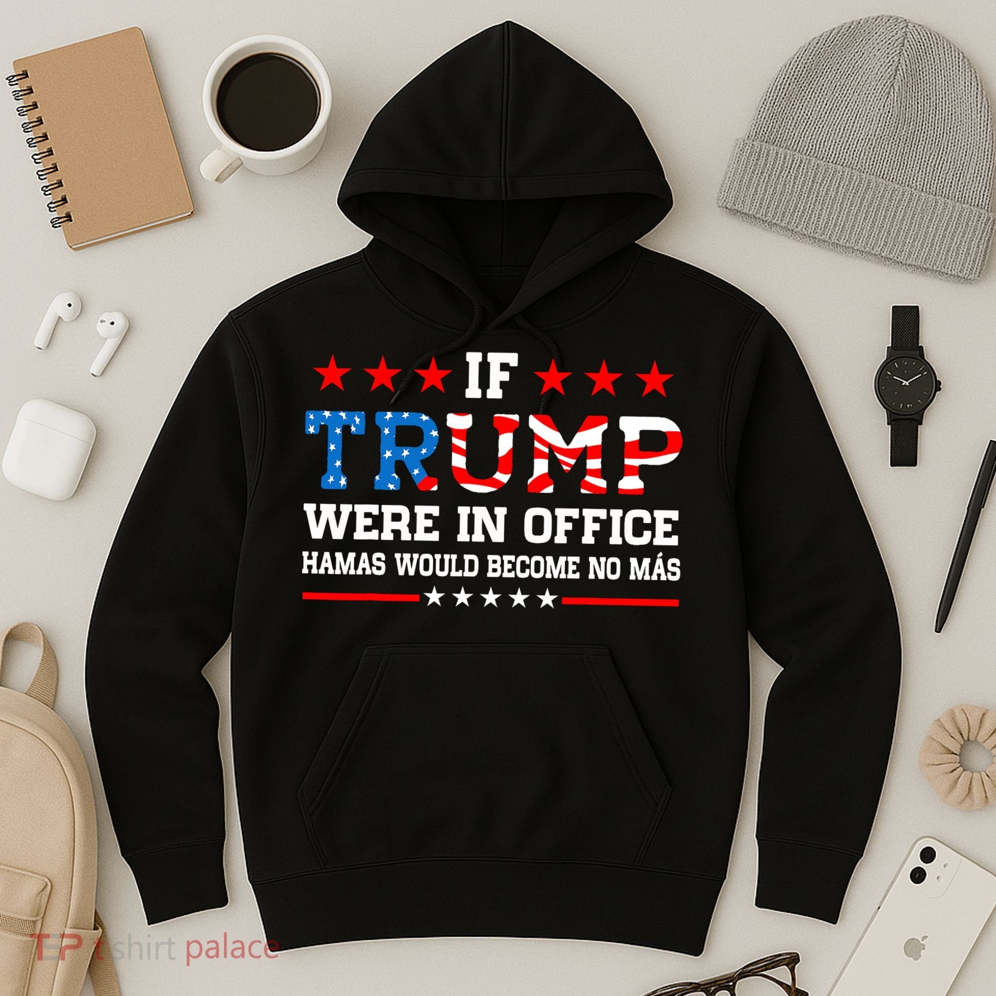 Israel Strong Pray For Israel Pro Trump 2024 Hoodie
