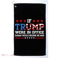 Israel Strong Pray For Israel Pro Trump 2024 Golf Towel thumb 0