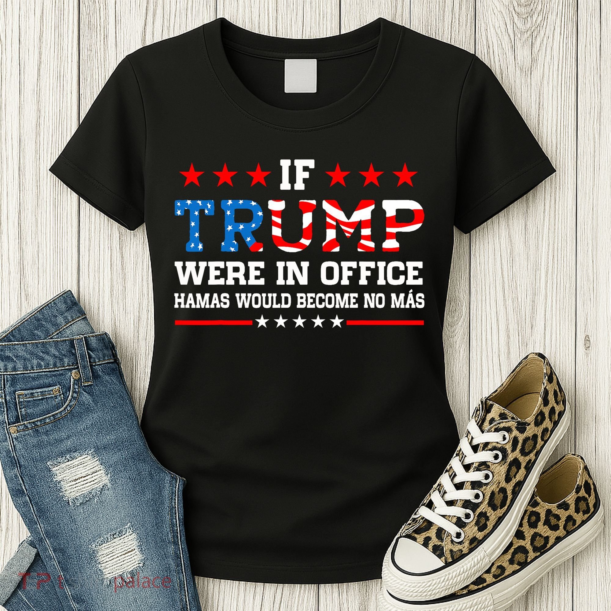 Israel Strong Pray For Israel Pro Trump 2024 Women's T-Shirt