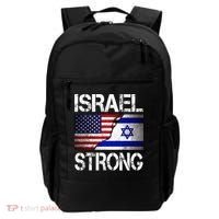 Israel Strong Pray For Israel US Israel Flag Backpack thumb 0