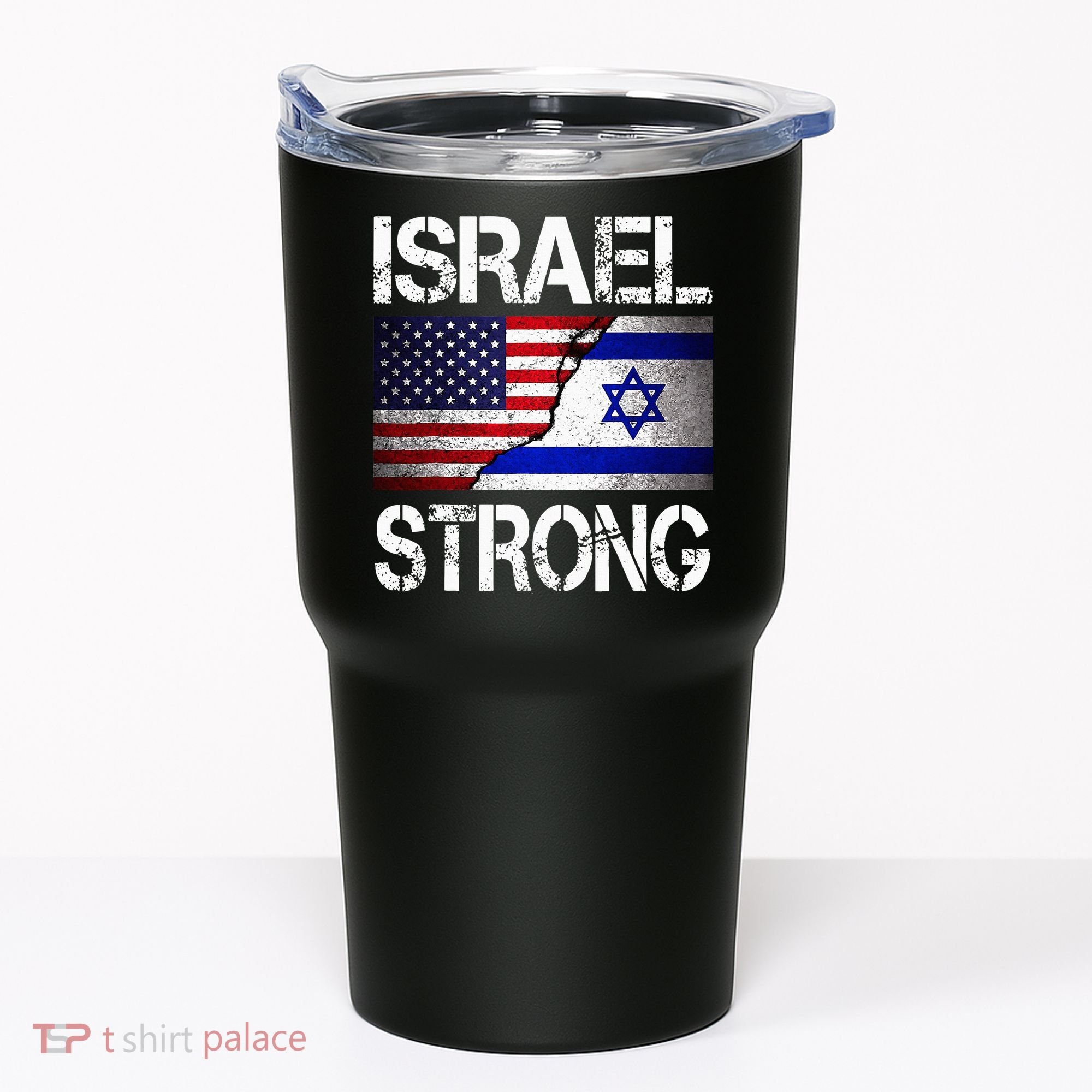 Israel Strong Pray For Israel US Israel Flag Tumbler