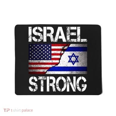 Israel Strong Pray For Israel US Israel Flag Mousepad