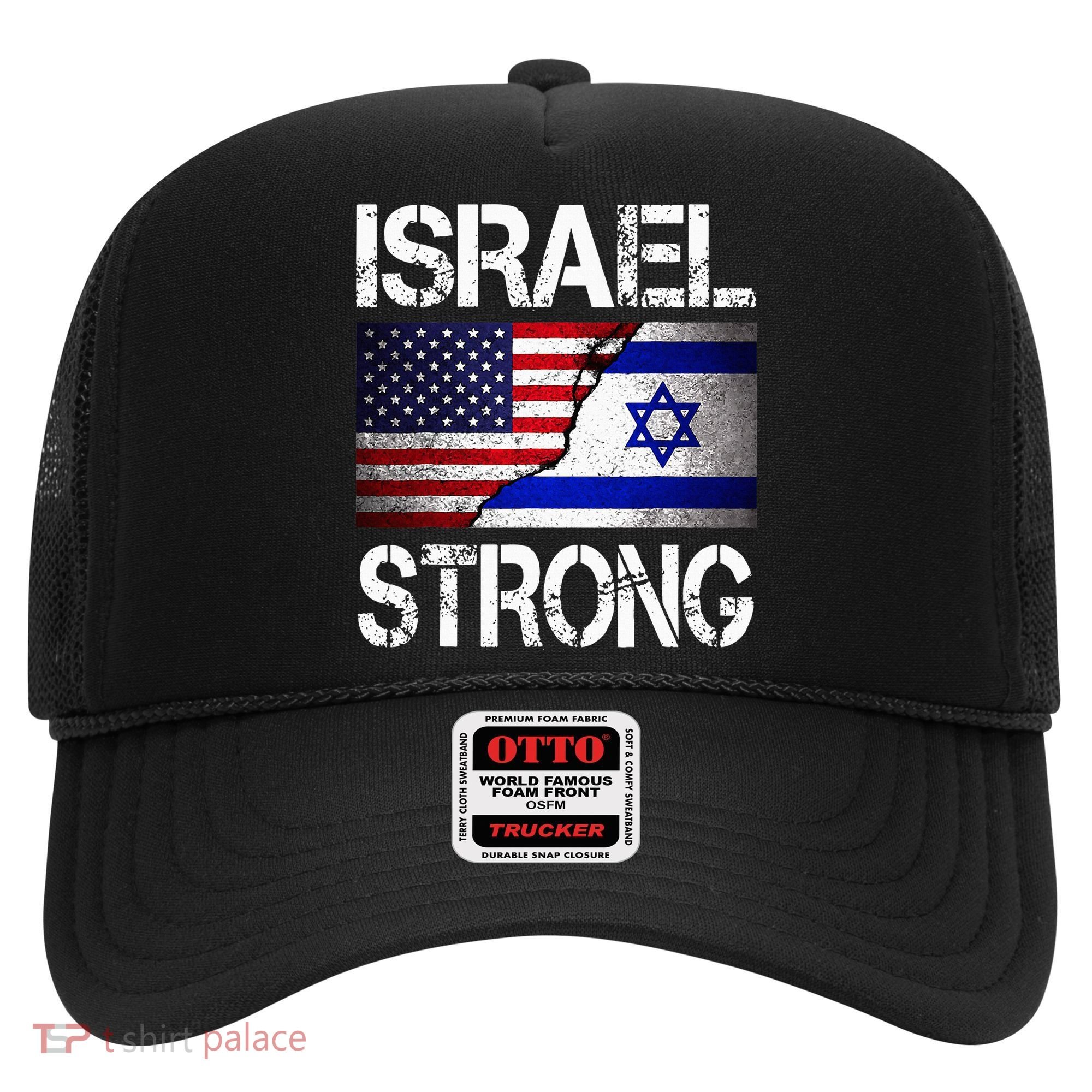 Israel Strong Pray For Israel US Israel Flag Hat