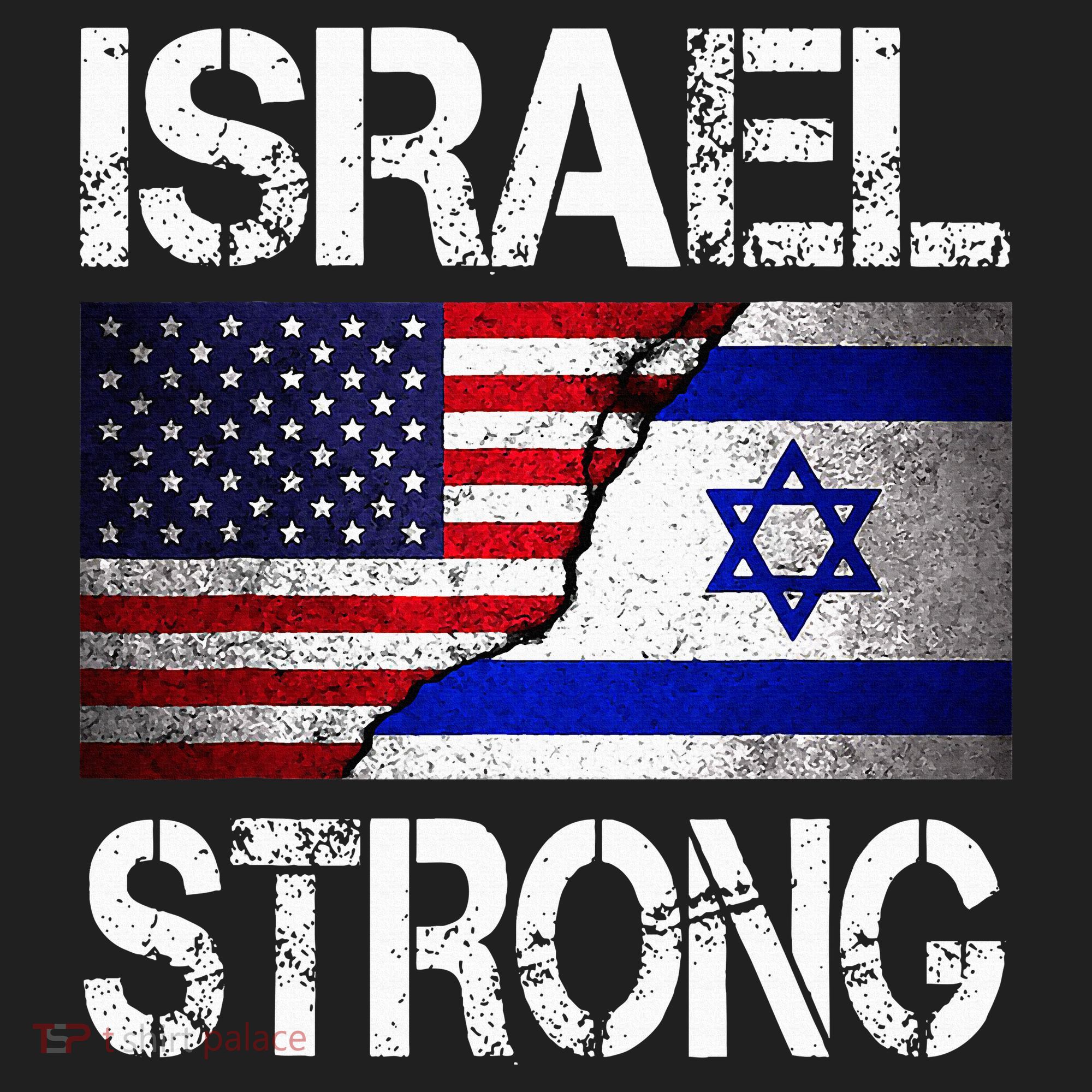 Israel Strong Pray For Israel US Israel Flag Hat