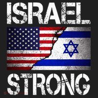 Israel Strong Pray For Israel US Israel Flag Golf Towel thumb 3
