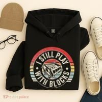 I Still Play With Blocks Racing Maintenance Hoodie thumb 4