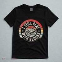 I Still Play With Blocks Racing Maintenance T-Shirt thumb 5