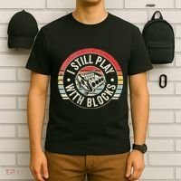 I Still Play With Blocks Racing Maintenance T-Shirt thumb 6
