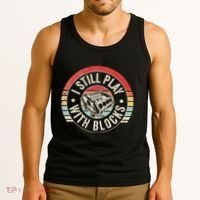 I Still Play With Blocks Racing Maintenance Tank Top thumb 3