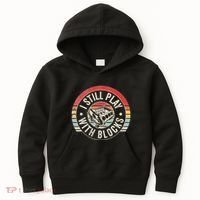 I Still Play With Blocks Racing Maintenance Kids Hoodie thumb 0