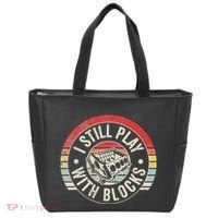 I Still Play With Blocks Racing Maintenance Tote Bag thumb 0
