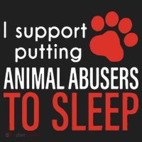 I Support Putting Animal Abusers To Sleep Tumbler thumb 3