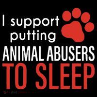 I Support Putting Animal Abusers To Sleep Kids Sweatshirt thumb 2