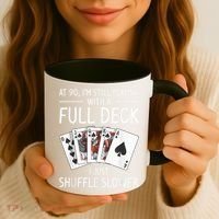 I'M Still Playing With A Full Deck 90th Birthday Coffee Mug thumb 3