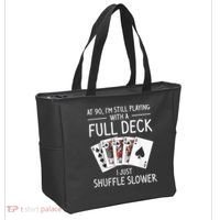 I'M Still Playing With A Full Deck 90th Birthday Tote Bag thumb 2