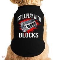 I Still Play With Blocks Funny Mechanic Doggie Tank thumb 0