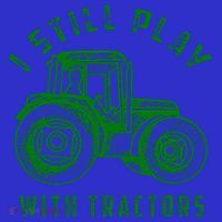 I Still Play With Tractors Gift Cute Bulldozer Farm Gift Coaster thumb 2