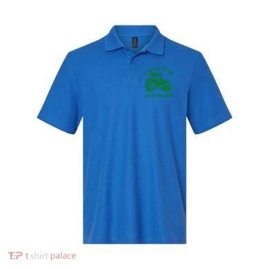 I Still Play With Tractors Gift Cute Bulldozer Farm Gift Polo