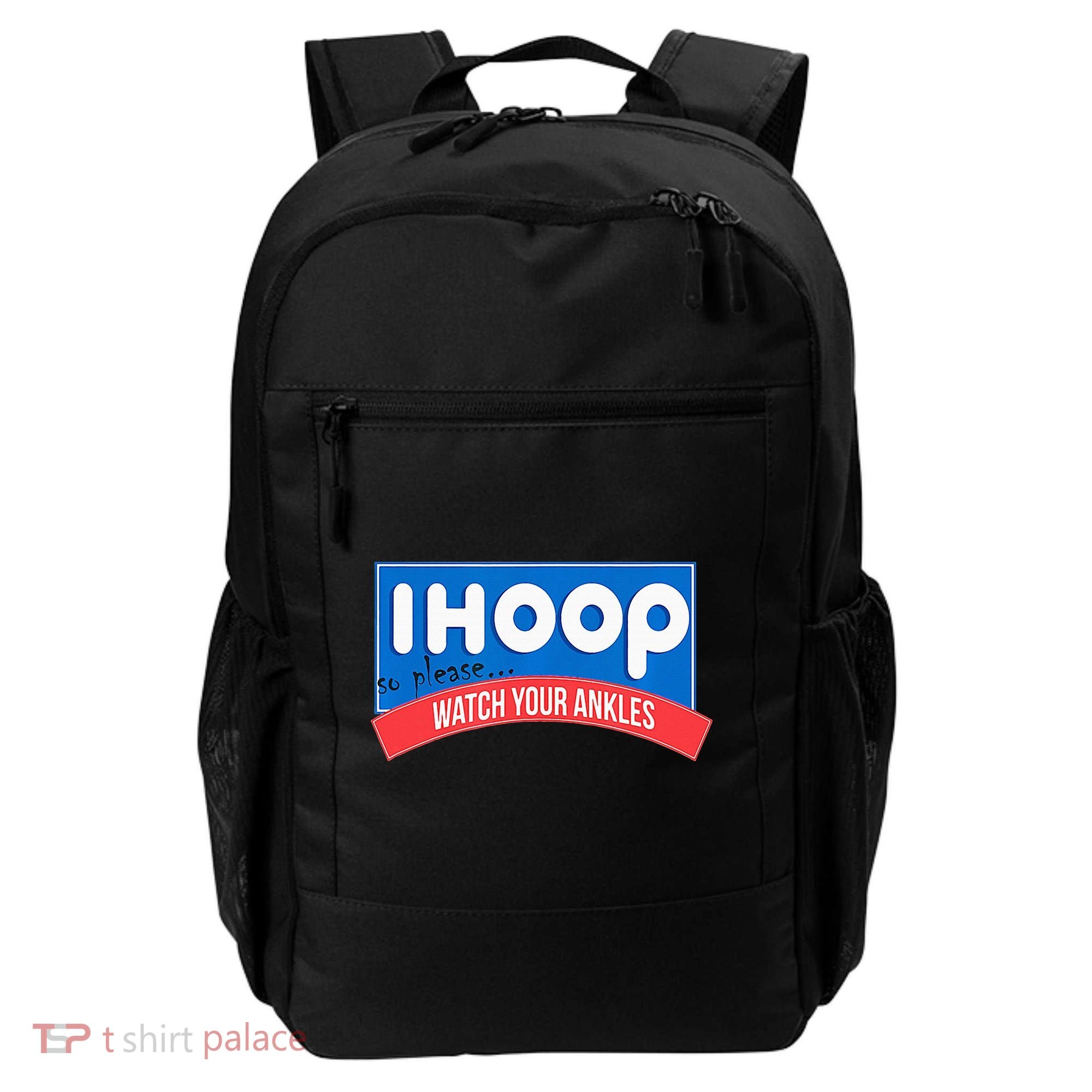 Ihoop So Please Watch Your Ankles Funny Basketball Backpack