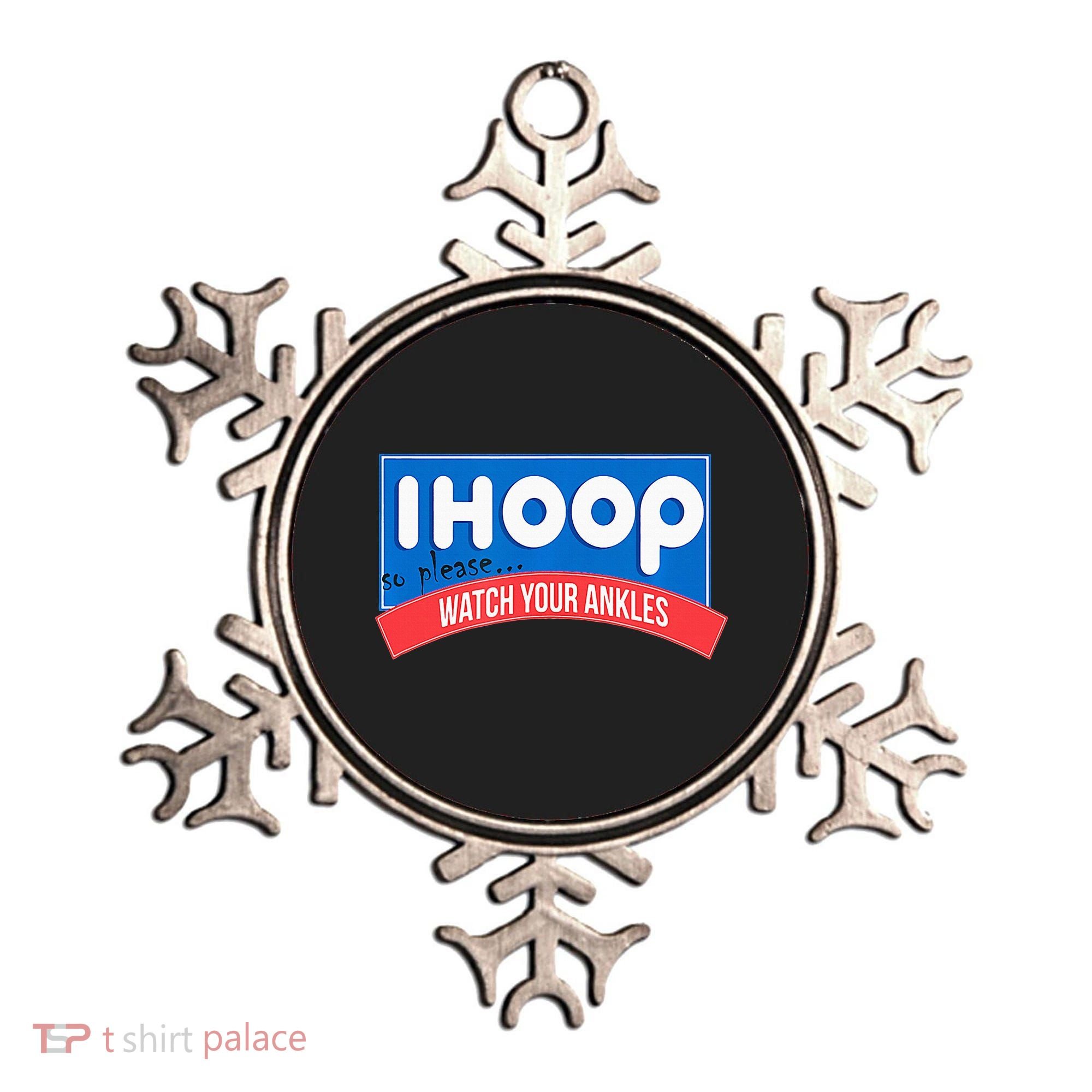 Ihoop So Please Watch Your Ankles Funny Basketball Ornament