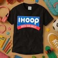 Ihoop So Please Watch Your Ankles Funny Basketball Kids T-Shirt thumb 3