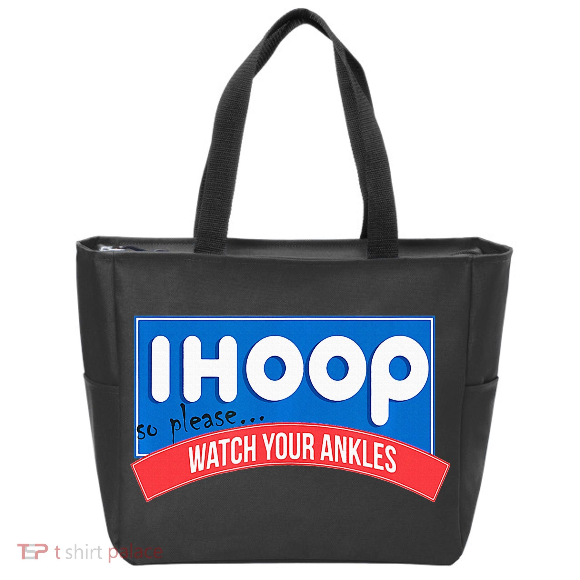 Ihoop So Please Watch Your Ankles Funny Basketball Tote Bag