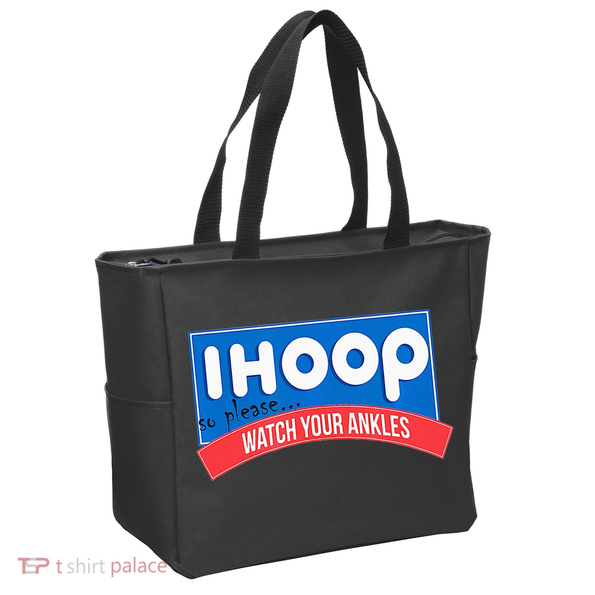 Ihoop So Please Watch Your Ankles Funny Basketball Tote Bag