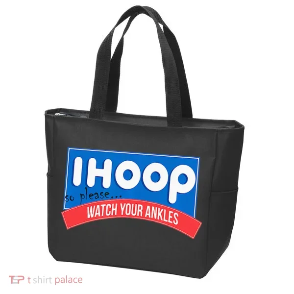 Ihoop So Please Watch Your Ankles Funny Basketball Tote Bag