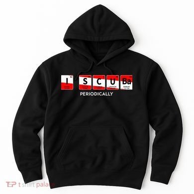 I Scuba Periodically Element Design With Number And Weight Hoodie