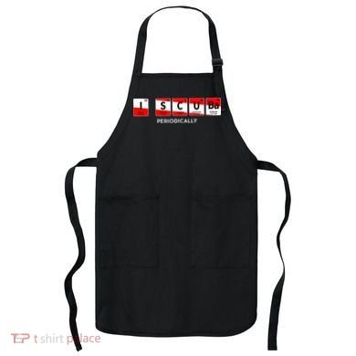 I Scuba Periodically Element Design With Number And Weight Apron