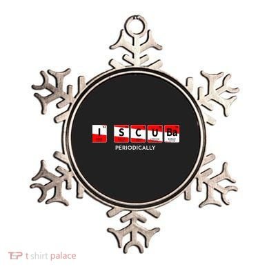 I Scuba Periodically Element Design With Number And Weight Ornament
