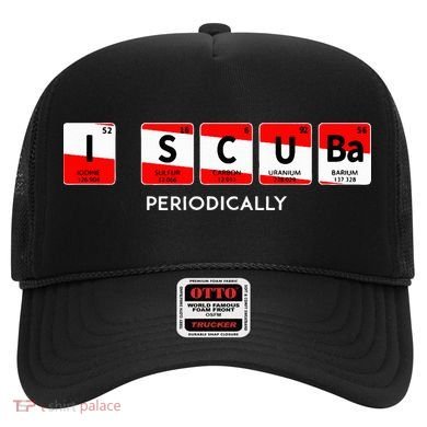 I Scuba Periodically Element Design With Number And Weight Hat