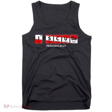 I Scuba Periodically Element Design With Number And Weight Tank Top