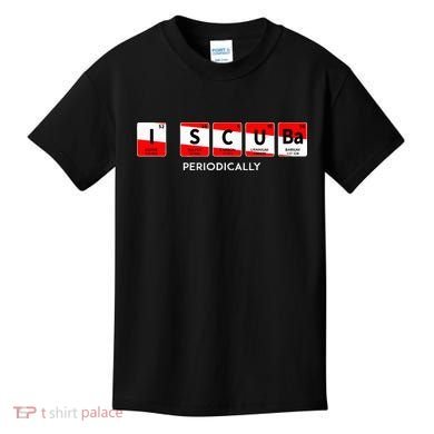 I Scuba Periodically Element Design With Number And Weight Kids T-Shirt