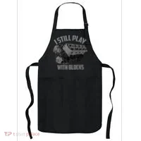 I Still Play With Blocks Racing Maintenance Man Gift Apron thumb 0