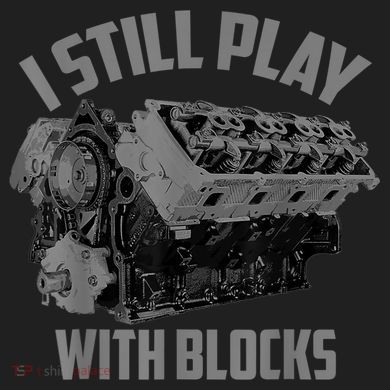 I Still Play With Blocks Racing Maintenance Man Gift Women's Cooling Performance Crew T-Shirt