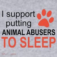 I Support Putting Animal Abusers To Sleep Women's Sweatshirt thumb 2