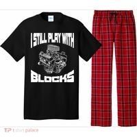 I Still Play With Blocks Meaningful Gift Mechanic Engine Motor Pajama Set thumb 0