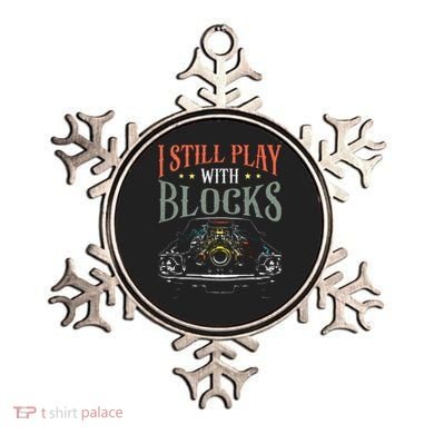 I Still Play With Blocks Vintage Car Engine Block Mechanic Ornament