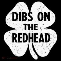 Irish St Patricks Day Shamrock Dibs On The Redhead Women's Tank Top thumb 5