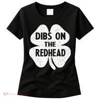 Irish St Patricks Day Shamrock Dibs On The Redhead Women's T-Shirt thumb 0